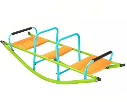 SAYEYBU Kinderwippe, Metall-Wipp Wippe FüR Kleinkinder (3–6 Jahre), SpielgeräT FüR DraußEn, Wippe FüR Spielplatz Und Garten,01