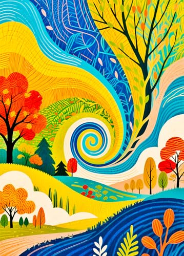 Whimsical Woods Jigsaw Puzzles for Adults 1000 Jigsaws