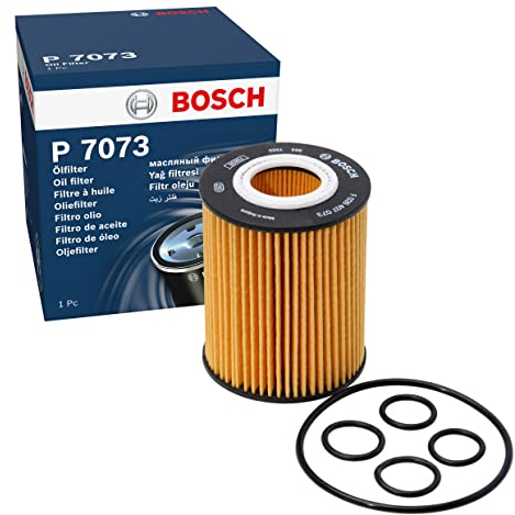 Bosch P7073 Car Oil Filter - Separates Soot and Metal Particles from Engine Oil - Provides Reliable Engine Lubrication