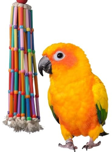 Super Bird Creations SB708 Wind Chimes Bird Toy, Medium Bird Size, 13” x 2”