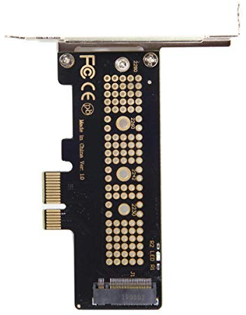 Cablecc Scheda adattatore PCI-E 3.0 x4 Lane a M.2 NGFF M-Key SSD Nvme AHCI PCI Express