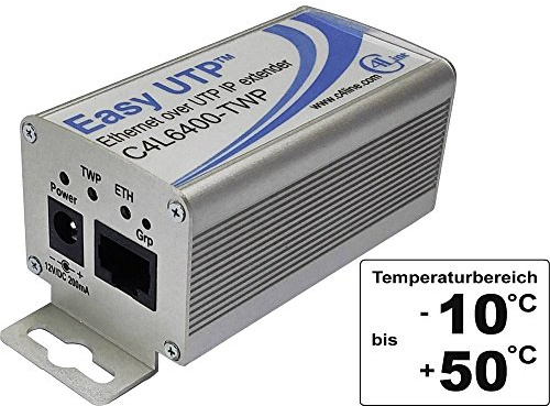 Renkforce RF-2555340 - Prolunga di rete a 2 fili, portata (max): 500 m, 1 pezzo, 100 Mbit/s senza funzione PoE