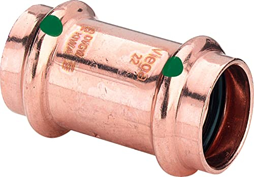 Viega Profipress Muffe Kupfer, Serie 2415, 22 mm