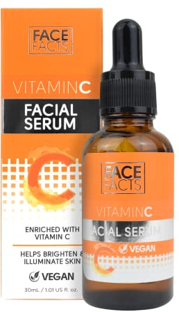 Face Facts Sérum visage à la vitamine C | Éclaircissant et hydratant | 30 ml