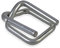 500 Stück 19mm Drahtverschlussklemmen | verzinkt | für Umreifungsband/Kraftband | Metallschnallen für Ladungssicherung | Verschlussklemmen für Bandspanner