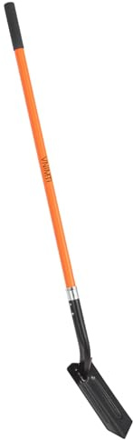 VNIMTI Trench Shovel for Digging, 4-Inch Trenching Shovel with Fiberglass Handle, 56 Inches