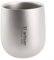 HEBEOT Camping Mug Titanium Double Wall Coffee Tea Cup Heat Insulated Titanium Camping Cup For Outdoor Camping Picnics Travel 2.5 * 2.9in