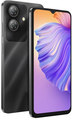 Ulefone Android 14 Smartphone NOTE 21, 6,56'' HD+ Grande Schermo, 8GB RAM+128GB ROM, 13MP+8MP, DUAL SIM Cellulare, Batteria 5000mAh, Impronte Digitali+Riconoscimento Facciale, GPS, Nero