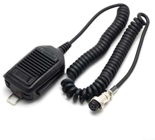 HM36 8-stifts mikrofon, för ICOM IC-718 IC-765 IC-761 IC-7200 IC-7600 mobilradio handmikrofon med metallklämma