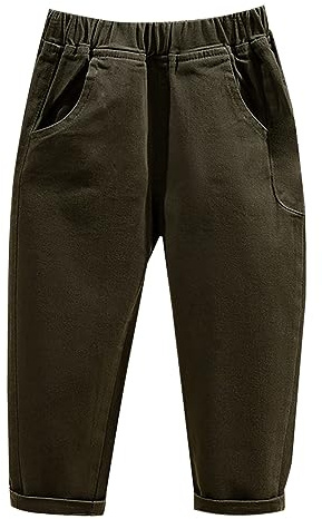 Générique Pantalons De Survêtement Surdimensionnés pour Juniors Pantalon Usage Quotidien Tenue de Gentleman Pantalon Trois Quarts pour Garçons (JN, 3-4 Years)