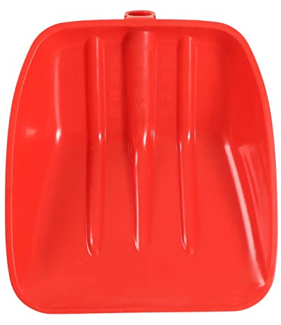 DAN&DRE Snöskyffel Röd Förtjockad PP Plast Slitstark Tuff Barnsäker Spade för Trädgård (1501-3)