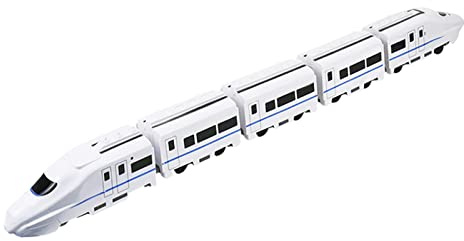 Luckxing Trenes Bala eléctricos | Juguete riel Alta Velocidad a batería - Juguete eléctrico Trenes Bala Alta Velocidad (a Partir los 3 años)