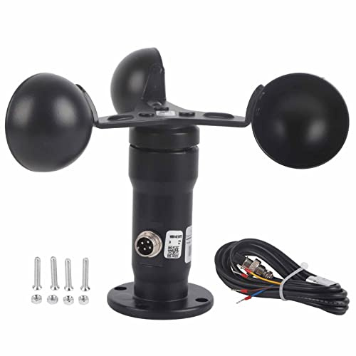 Sensor de velocidad del viento Salida de señal de pulso de 4-20 mA Aleación de aluminio Sensor de velocidad del viento Anemómetro Detector de velocidad del viento