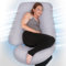 PinkFoggie Cooling Pregnancy Pillow,U Shaped Full Body Pillows for Sleeping Support, 57 Inch Maternity Pillow for Pregnant Women with Cooling Silky Cover,Buttery Soft,Super Breathable for Hot Sleeper