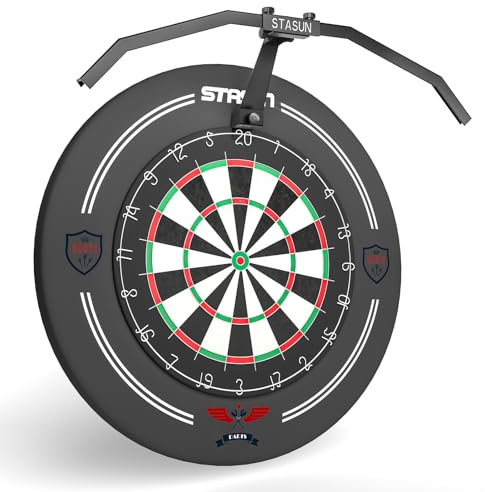 STASUN Éclairage LED pour Tableau de Bord - Système d'éclairage pour fléchettes TOR135 - Accessoires Professionnels avec Angle et luminosité réglables - Pas d'éblouissement latéral