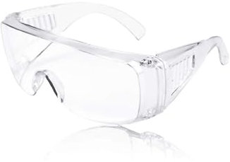 Yuannee Lunettes de Protection, Renforcées Anti-Buée et Anti-Rayures avec Protection Latérale Intégrée pour Travail Bricolage Ski Tir et Extérieur Lunettes de Sécurité Transparentes