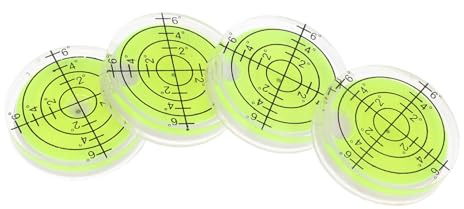 DOITOOL 4pcs Mini Surveyor Level High-Precision Bubble Level for Construction DIY Projects
