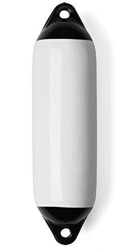 ARBO-INOX Marine Fender Bootsfender Rammschutz Langfender weiß Größe Größe 4 Set (4 Stück)