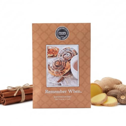 Duftsäckchen „Remember When“ – Warmer Zimtduft mit Ingwer & Muskat – orientalisch-würziger Raumduft 17×11,5×1 cm, 30 g – ideal als Mitbringsel für Weihnachten, Advent & Wichteln