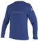 O'Neill Wetsuits Men's Basic Skins Long Sleeve Rash Vest, Pacific, XXL UK