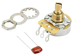 Fender delad axel potentiometer 250K - ingen belastning