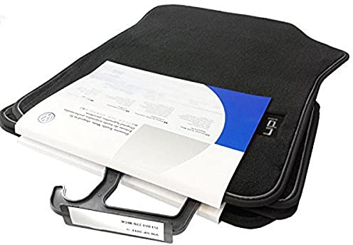 Volkswagen 1S1061270 WGK Premium WGK Velour Bodenmatten Set, Schwarz, 4-tlg