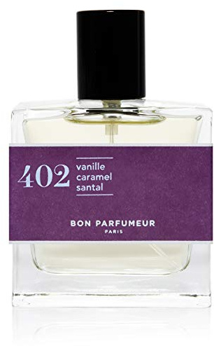Bon Parfumeur – Eau de Parfum 402 – Vanille Caramel Sandelholz – Duft für Damen & Herren – Orientalische Noten – Zerstäuber für Parfüm (30 ml)