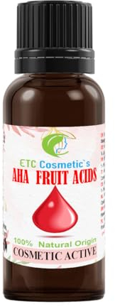 AHA FRUCHTSÄURE - 30g - Hautpeeling | Verwendung als Inhaltsstoff in kosmetischen Formulierungen: Cremes, Lotionen, Gele, Masken, Toner, wässrige Seren, Haarpflege