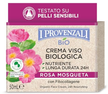 I Provenzali | Crema Viso Nutriente Biologica Rosa Mosqueta, 50 ml