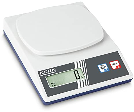 KERN Schulwaage EFS 500-2 (2-Tasten-Bedienung, Wägebereich max. 500 g, Ablesbarkeit 0,01 g, Reproduzierbarkeit 0,01 g, Linearität 0,03 g, Waage für Schulunterricht)