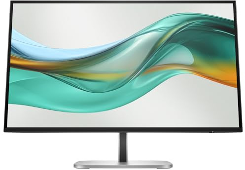 HP 527pu - Series 5 Pro - LED-Monitor - 68.6 cm (27) - 2560 x 1440 QHD - IPS - 350 cd/m² - 1500:1-5 ms - HDMI, DisplayPort, USB-C - Jet Black, natürliches Silber und Jet Black (Ständer)
