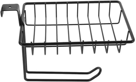 Warmhm Porte Papier Toilette Support Rouleau Papier Hygiénique Panier pour Salle De Bain Organiseur Mural sans Perçage