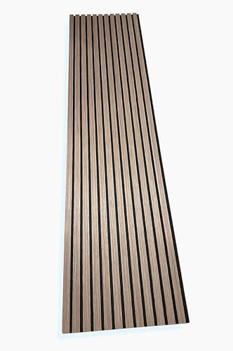 Soft Walnut - Acoustic Panel – 240x60 cm | Premium Soundproofing Wooden Wall