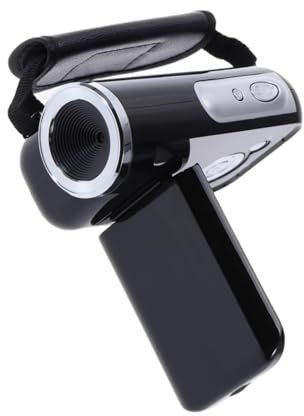 EXCEART Caméscope Vidéo Numérique Compact 16mp 2 Pouces Écran pour Vlogging Portable sans Batterie Noir, Appareil Photo Portable Léger pour Vloggers Et Voyageurs