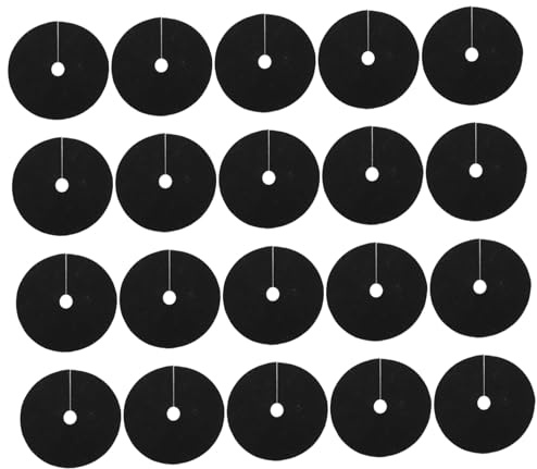 Angoily 20pièces Anneau De Contrôle Rond Tissu Non Tissé Anti-Herbe pour Arbres Et Toile De Paillage