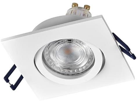 OSRAM Foco LED empotrable Spot Set cuadrado flexible blanco