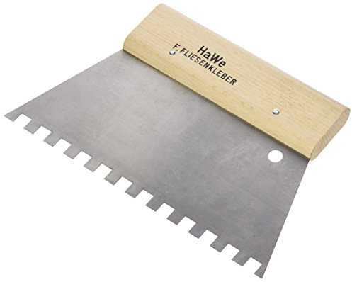 HaWe Spatule à dents 4 d'angle, 200 mm, 141.88