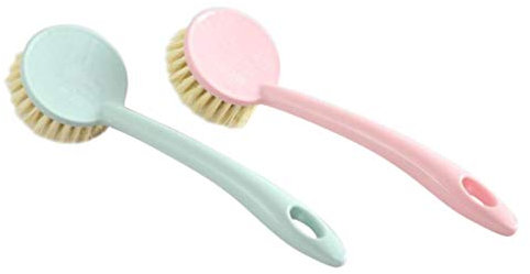 BESPORTBLE 2piezas Cepillo De Limpieza Profunda Cepillo Fregar Platos Mango Reutilizable Lavado Fácil