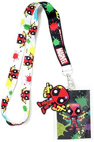 Funko Cordón y soporte para insignia, paintball Deadpool