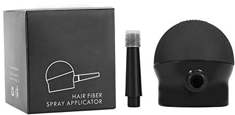 Hair Fiber Applicator, Spray Application Atomizador for Hair Building Fibers, Hair Extension Nozzle Hair Powder Applicator Pump Spray