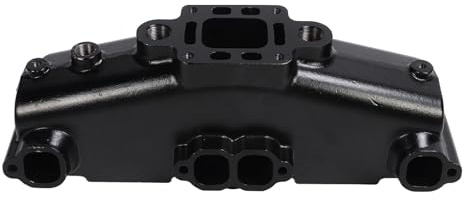 Fauitay Conjunto de Conjunto de Colector de Escape Marino de Repuesto para MerCruiser 5.0L 5.7L V8 1983-2003 con Juntas, Pernos de Montaje, Conector de Agua, Puerto de Ajuste