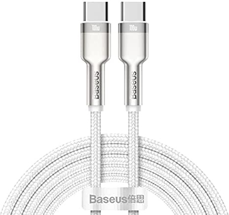 Data Cable Baseus Cafule USB-C to USB-C 2m White