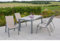 MERXX Gartenmöbel-Set Amalfi, silber/champagner 5 tlg.
