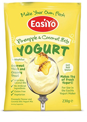 Easiyo Pineapple & Coconut with Bits Premium Yoghurt Mix 230g