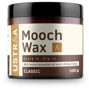 Ustraa barba e Mooch cera per barba styling – 100 GM