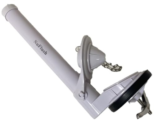 2.5-inch Flush Valve Assembly for 1 Piece Toilet,10-inch Overflow Tube