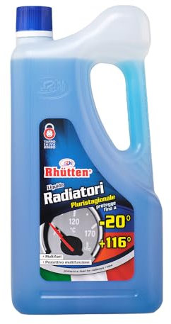 Liquido Radiatori -20°C, Liquido Permanente Tradizionale Blu a Base Glicolica, 2L