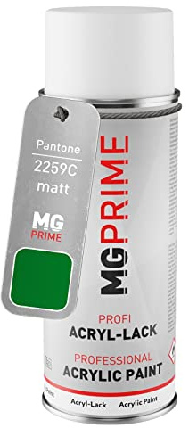MG PRIME Pantone 2259C Verde Bote de spray 400 ml mate de secado rápido