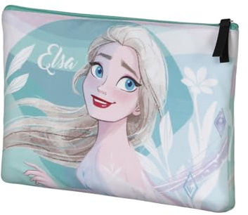 Disney-Borsa da Toilette Soleil, 30.5 x 22.5 cm, Blu Frozen 2