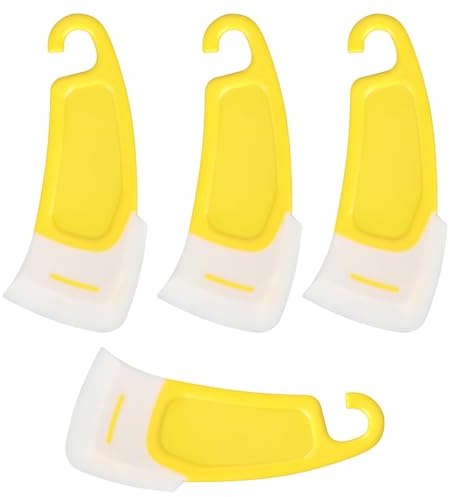 4pcs Grattoir en Silicone, Imprimante 3D Silicone Retrait Spatule Grattoir Outils Grattoirs pour la Cuisine pour le Transfert de Résine et Protéger pour le Nettoyage de la Vaisselle Casseroles Poêles